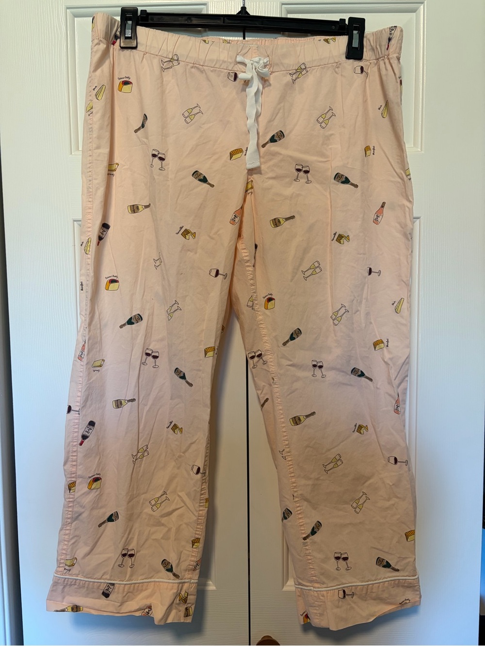 J. Crew Wine Night Themed Pajama Pants